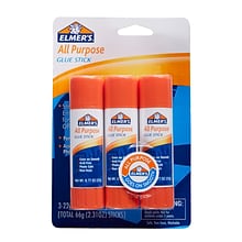 Elmers All Purpose Glue Stick, 0.77 oz., 3/Pack (E5022)
