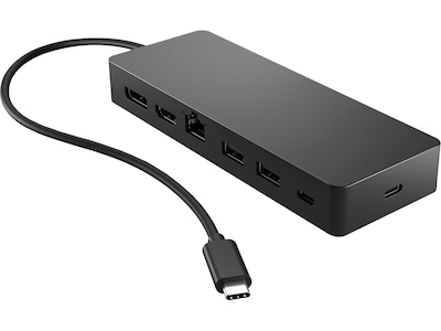 HP Universal 7-Port USB-C Hub, Black  (50H55UT)