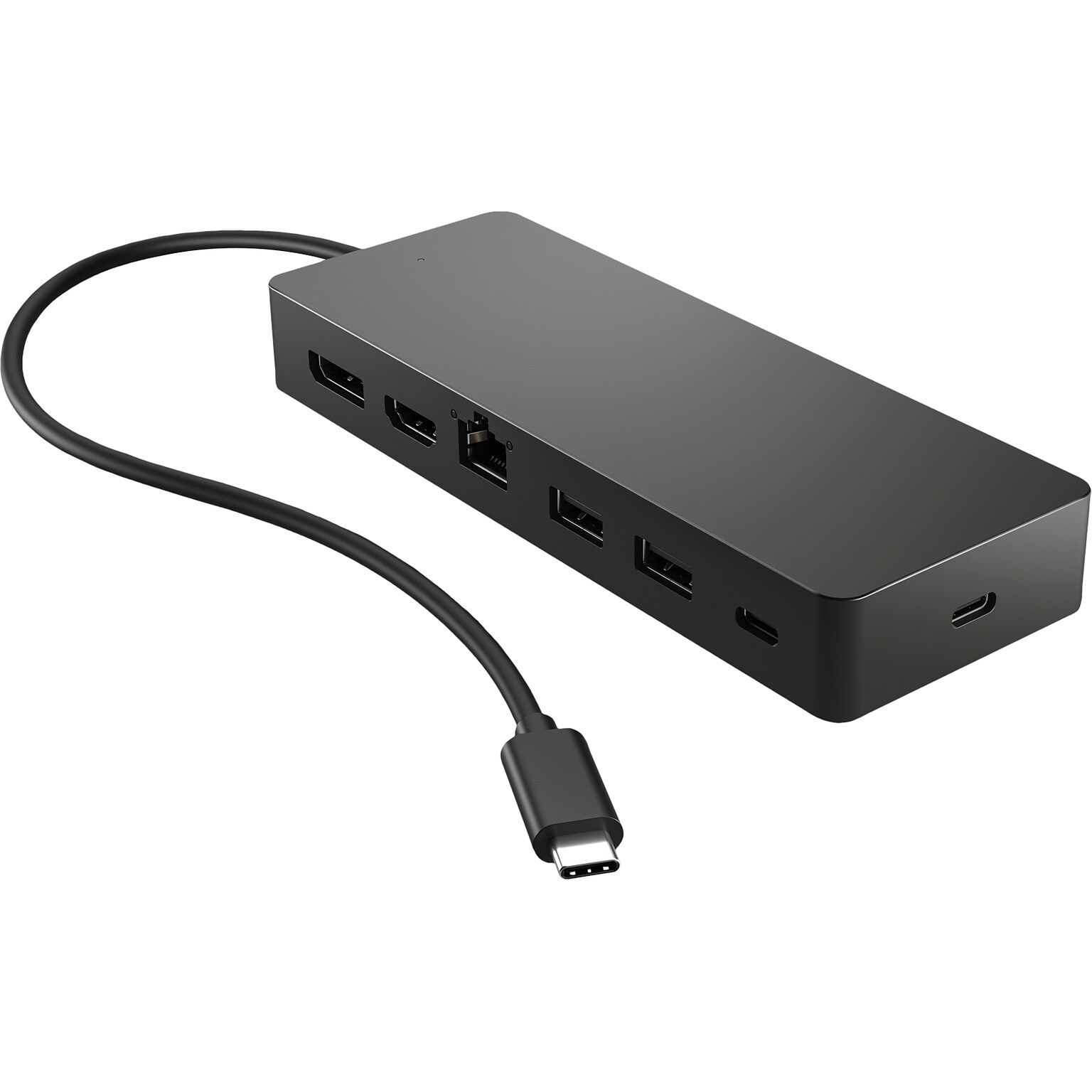 HP Universal 7-Port USB-C Hub, Black  (50H55UT)