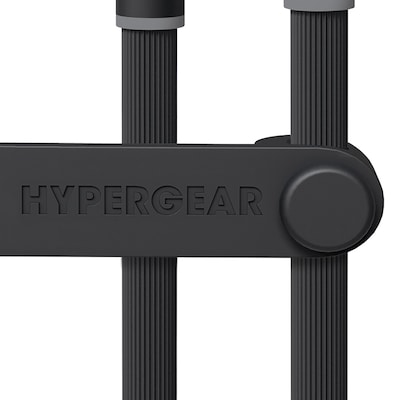 HyperGear Flexi Pro USB-A to USB-C Soft-Touch Silicone Charge and Sync Cable, 10 ft., Black (15912)