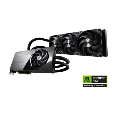 MSI GeForce NVIDIA PCI EXPRESS 5.0 16GB GDDR7 Gaming Graphics Card, 2760 MHz Core, Black (G5080-16SL