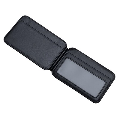 Scapade MagCard Pro MagSafe-Compatible Magnetic Card Holder Wallet with Kickstand and Apple Find My Tracker, Black (S-MGCH)