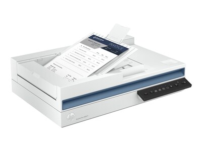 HP ScanJet Pro 2600 f1 Duplex Flatbed Document Scanner, White (20G05A#201)