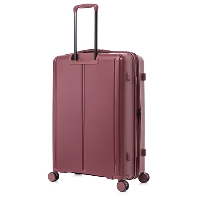 DUKAP Airley 3-Piece Hardside Spinner Luggage Set, TSA Checkpoint Friendly, Wine (DKAIRSML-WIN)
