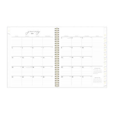 2026 Blue Sky Life Note It Leah 8.5" x 11"  Weekly & Monthly Planner, Plastic Cover, Multicolored (139479-26)