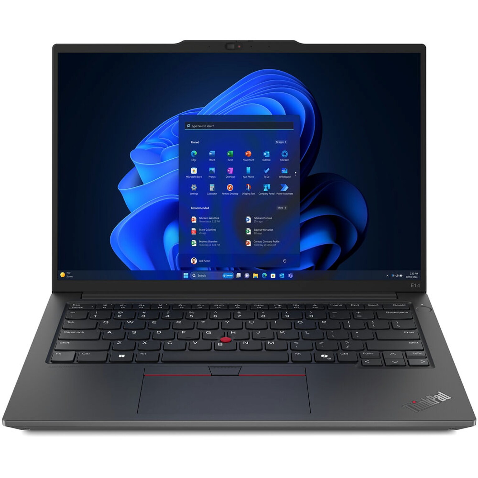 Lenovo ThinkPad E14 Gen 6 14 Laptop, AMD Ryzen 5 7535U, 2.9GHz, 16GB RAM, 256GB SSD, Backlit Keyboard, Windows 11 Pro