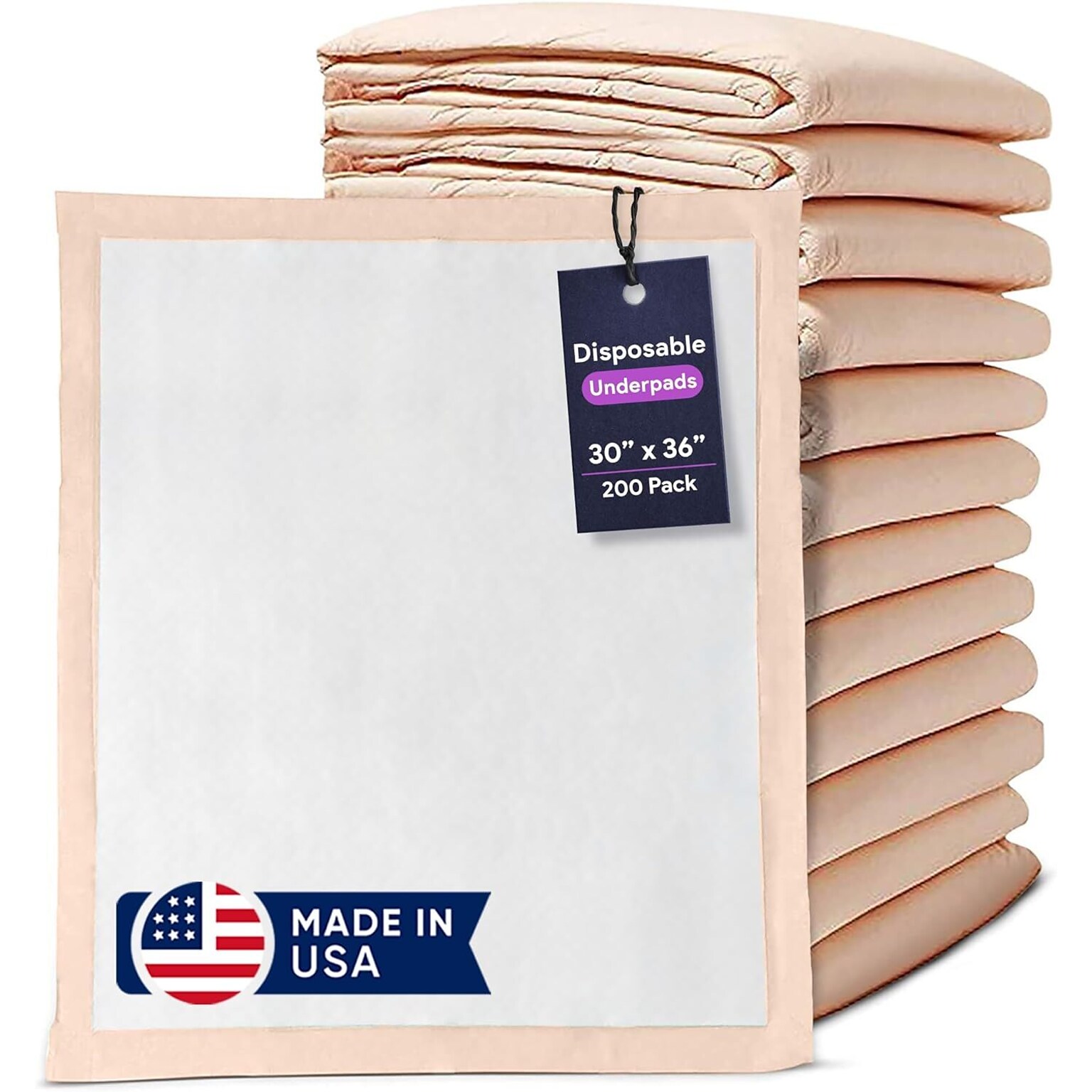 ProHeal Premium Disposable Chucks Underpads, 30 x 36, 200/Pack (PH-UP425H-8A )