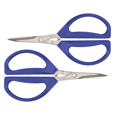 Joyce Chen Original Unlimited Stainless Steel Kitchen Scissor, Blue, 2/Pack (KCHZ09008)