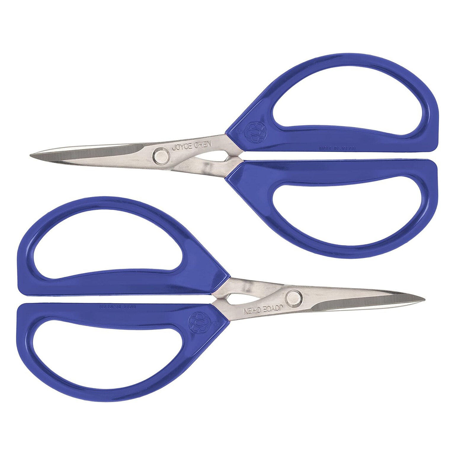 Joyce Chen Original Unlimited Stainless Steel Kitchen Scissor, Blue, 2/Pack (KCHZ09008)