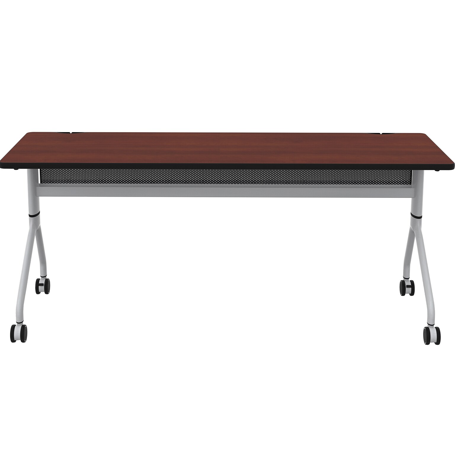 Safco Rumba Training Room Table, 24 x 72, Biltmore Cherry (RBA7224FLSLBMCH)