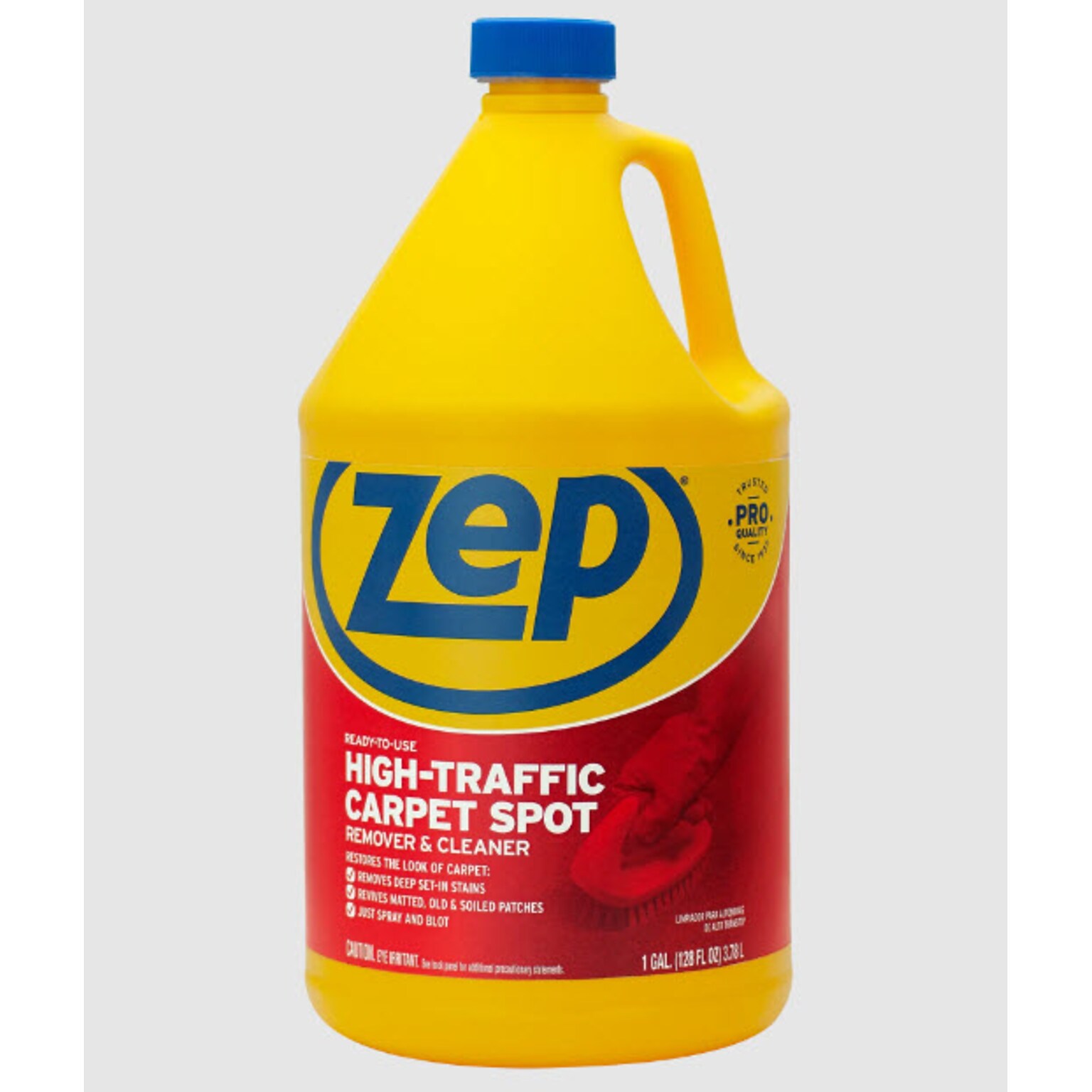 Zep Commercial High Traffic Carpet Cleaner, 1 Gallon Bottle (ZPE1041689)