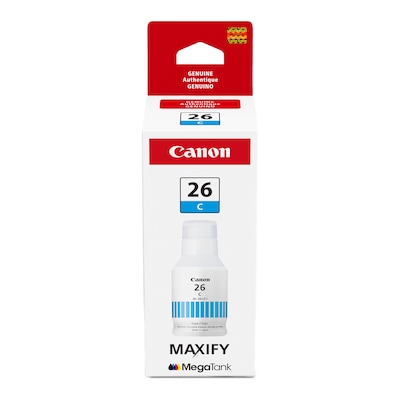Canon GI-26 Cyan High Yield Ink Cartridge Refill (4421C001)