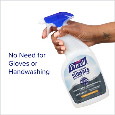 PURELL Professional Surface Disinfectant Refill, Fresh Citrus Scent, 1 Gallon (4342-04)