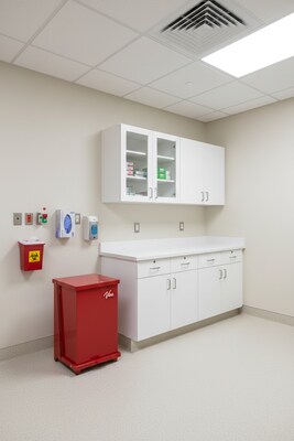 Viva Comfort Biohazard Steel Step-On Trash Can, 13 Gallon, Red (99213RMK)