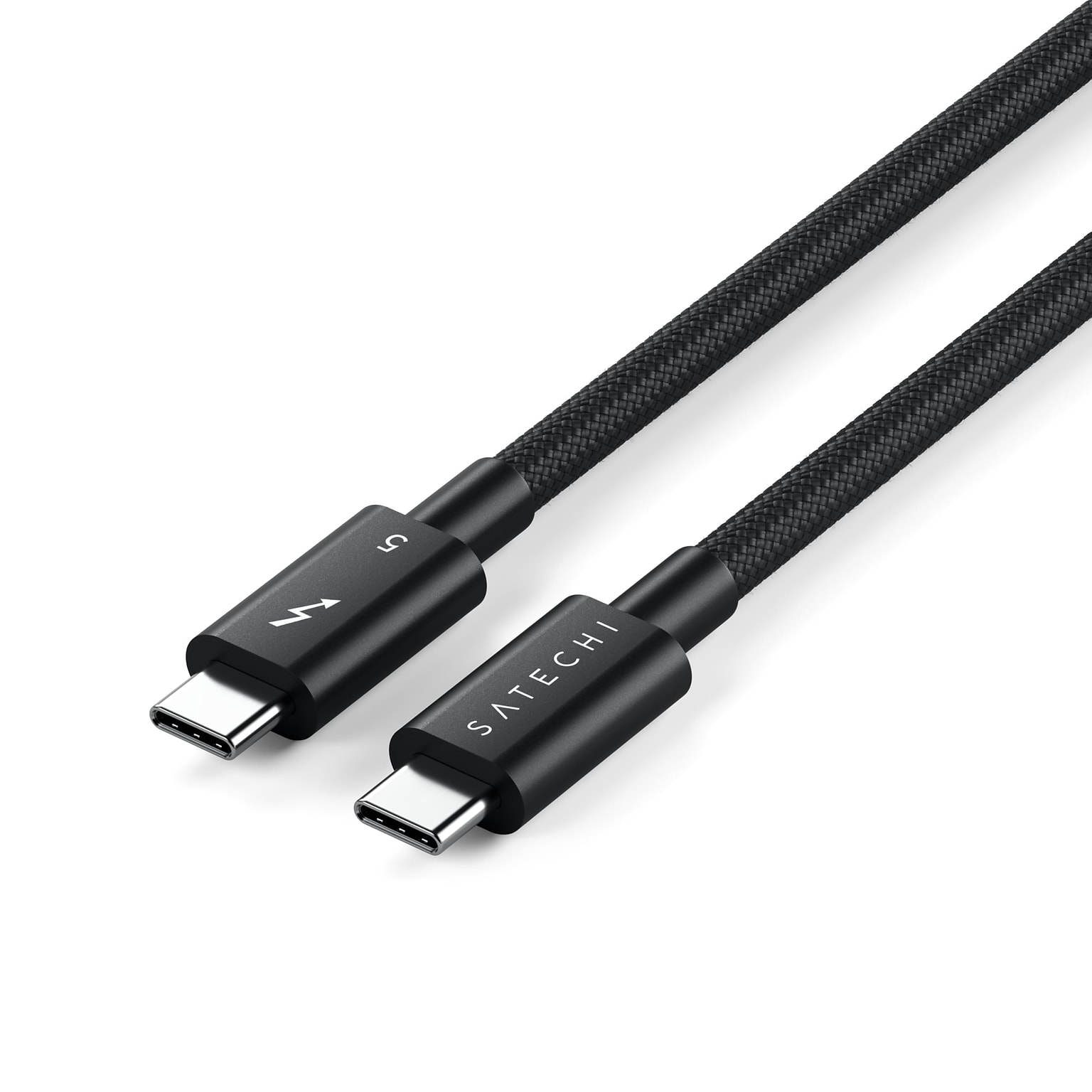 Satechi Pro 3.28 ft. USB C to USB C Thunderbolt Charging Cable, Black (ST-YTB5100K)