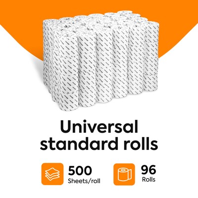 Coastwide Professional™ Toilet Paper, 2-ply, White, 500 Sheets/Roll, 96 Rolls/Case (CW26212/BP26212)
