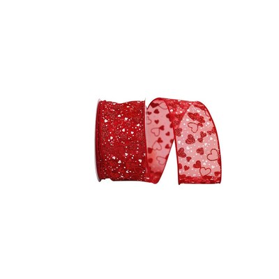 JAM Paper Valentines Day Ribbon, Red (52640340651)