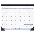 2024 AT-A-GLANCE 21.75 x 17 Monthly Desk Pad Calendar, Blue/Gray (SW200-00-24)