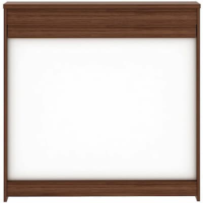 Lorell Essentials Series 47.25" Presentation Cabinet With Dry-Erase Whiteboard, Walnut (LLR69899)