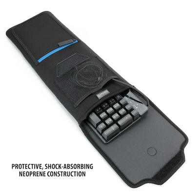 Enhance Keyboard Sleeve Travel Case for Full-Size Standard Gaming Keyboards (up to 18"), Black (ENPCCNK100BKEW)