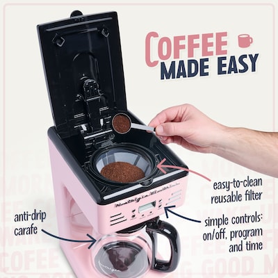 Nostalgia 12-Cups Automatic Coffee Maker (RCOF12PK)