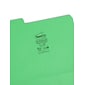 Smead SuperTab® File Folder, 3 Tab, Letter Size, Green, 100/Box (11985)
