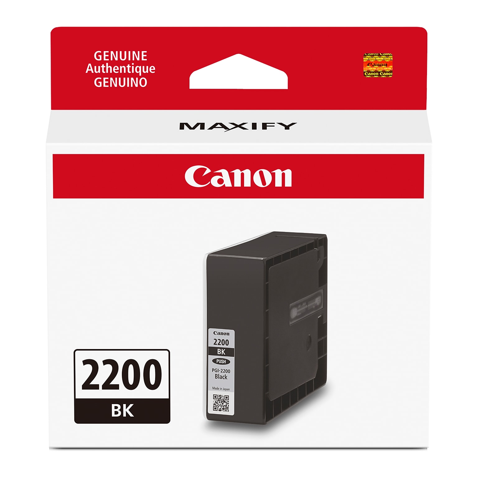 Canon PGI-2200 Black Standard Yield Ink Cartridge (9291B001)