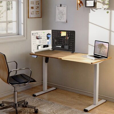 Mount-It! Clamp-On Pegboard Organizer with Accessories for Desks, Black (MI-7302BLK)