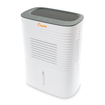 Crane 4.2 Pint Compact Dehumidifier for Small to Medium Rooms, White (EE-1000)
