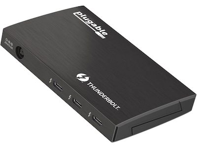 Plugable 4-Port USB-C Hub, Black (TBT4-HUB3C)