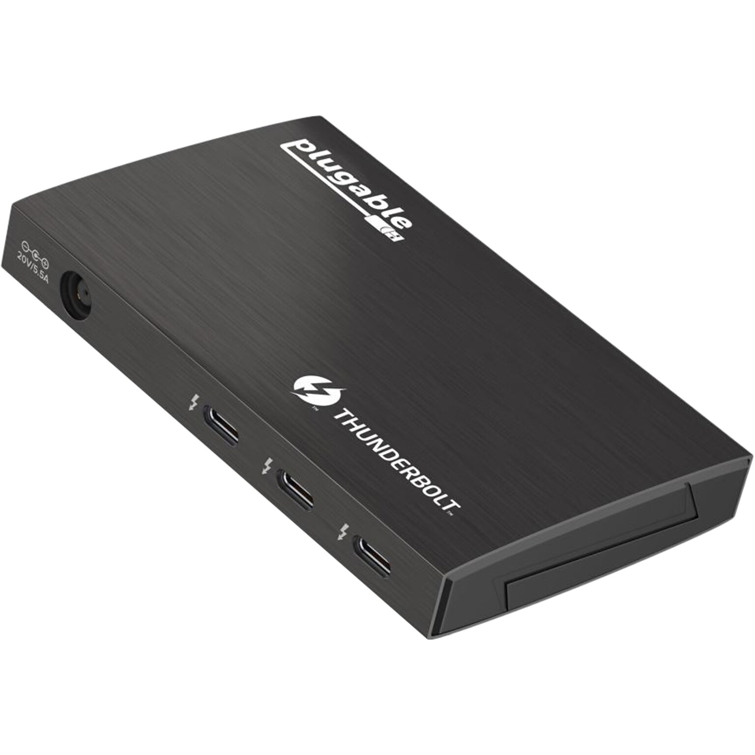 Plugable 4-Port USB-C Hub, Black (TBT4-HUB3C)