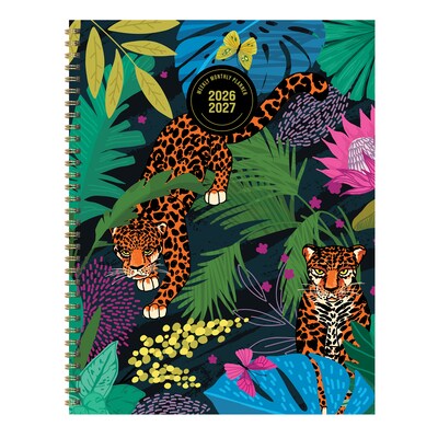 2026-2027 TF Publishing In the Jungle 9 x 11 Academic Weekly & Monthly Planner, Paperboard Cover (AY27-9706)