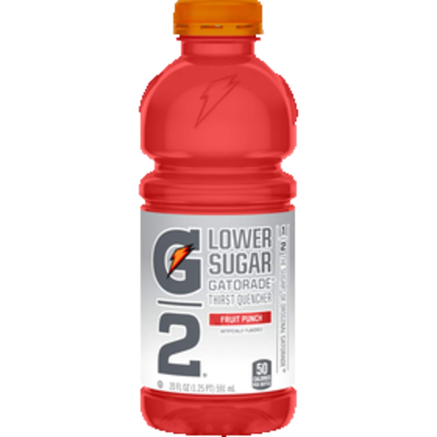 Gatorade G2 Thirst Quencher Fruit Punch Liquid Sports Drink, 20 Fl. Oz., 24/Carton (20405)