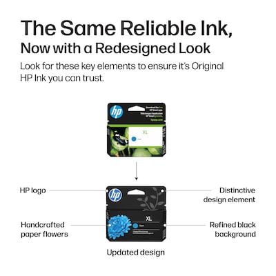 HP 902XL Cyan High Yield Ink Cartridge, Prints Up to 750 Pages (T6M02AN#140)