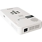 AAXA LED Pico+ Wireless Portable RGB Vibrant Color LED Projector, White (KP-101-03)