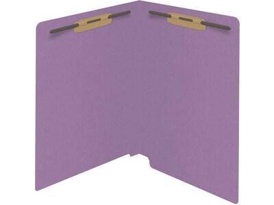 Medical Arts Press Reinforced End Tab File Folder, Straight Cut, Letter-Size, Lavender, 250/Carton (S-01602-LAV-B)