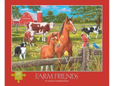 Willow Creek Farm Friends 1000-Piece Jigsaw Puzzle (49465)