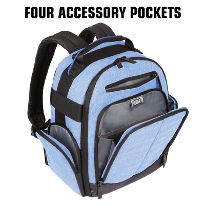 USA GEAR U Series UBK VR Headset Backpack, Medium, Blue (9033575)