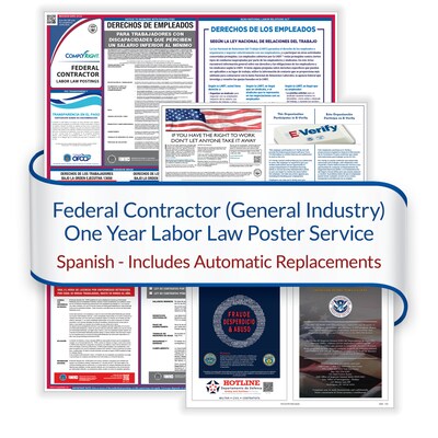 ComplyRight Federal Contractor Labor Law Poster Service (U1200CFCSS)