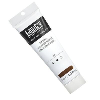 Liquitex Professional Heavy Body Acrylic Paint Tube, Raw Umber, 138 mL (LIQ1047331)
