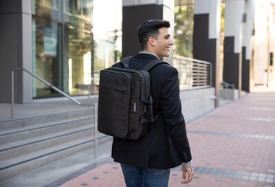 CODi Terra Laptop Hybrid Briefcase/Backpack, Black (TER305-10)