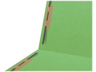 Medical Arts Press Heavy-Duty End Tab File Folder, Straight Cut, Letter-Size, Green, 40/Box (S-09459-GRN)