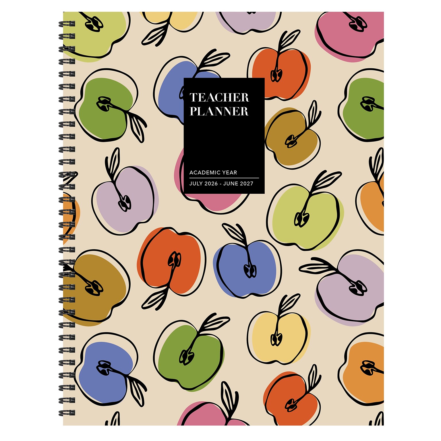 2026-2027 TF Publishing Apples 9 x 11 Teacher & Home School Planner (AY27-9500)