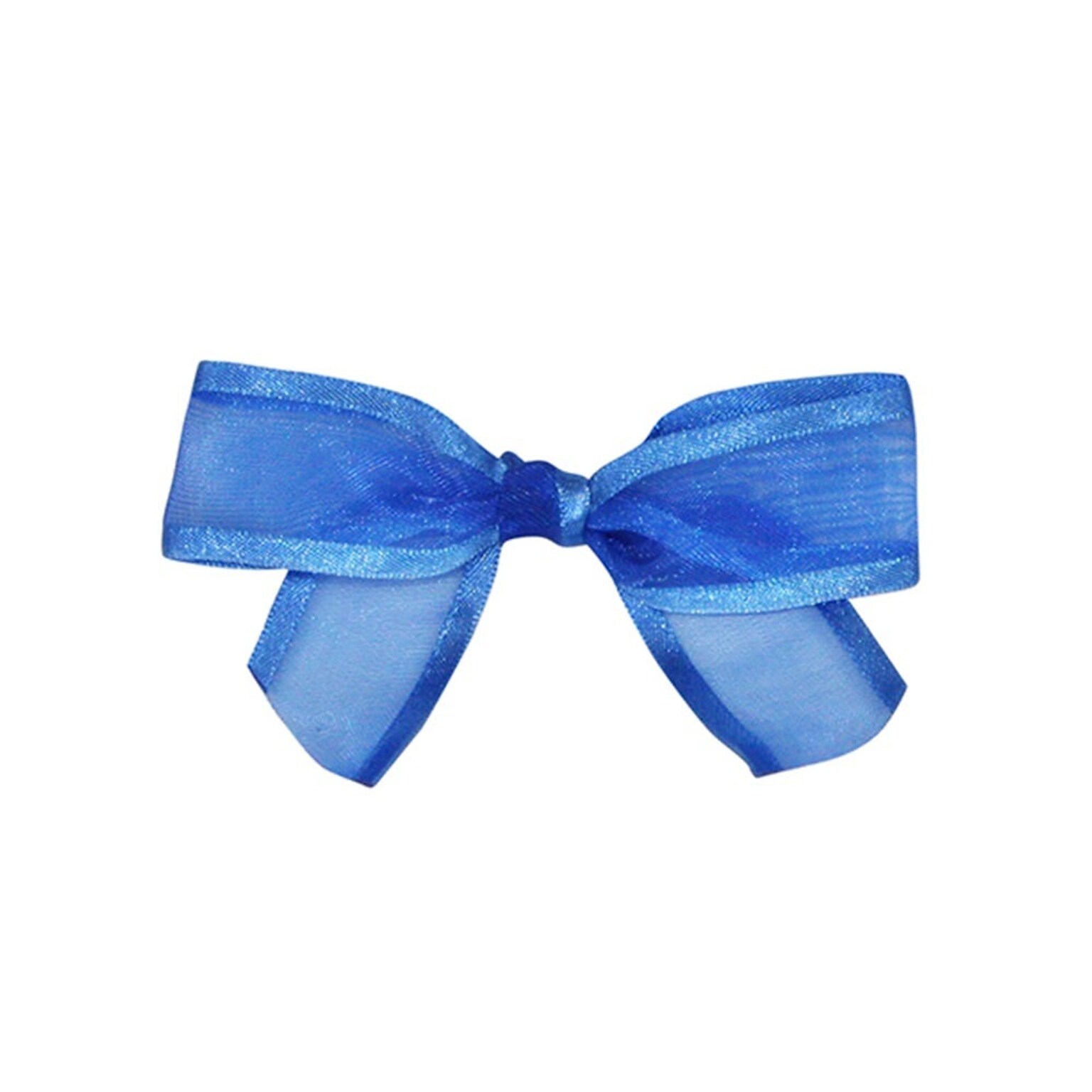 JAM Paper Satin Sheer Bows, Royal, 100/Pack (52640349158)