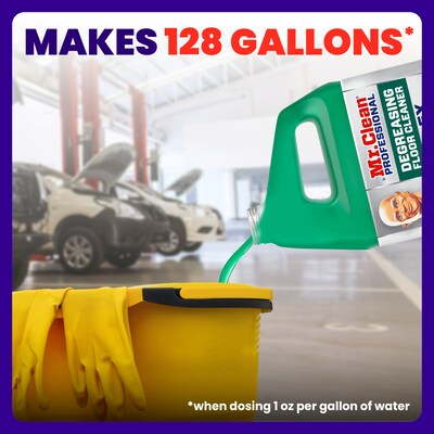 Mr. Clean Professional Degreasing Floor Cleaning Liquid, 1 Gallon (19858)