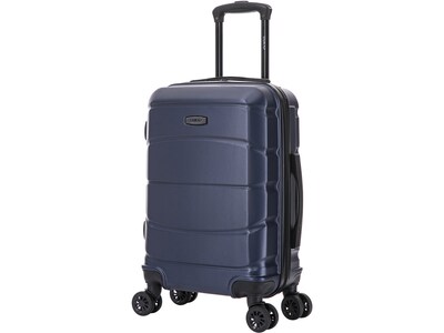 DUKAP SENSE Polycarbonate/ABS Carry-On Suitcase, Blue (DKSEN00S-BLU)