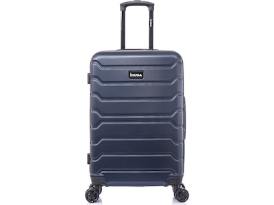 InUSA Trend 27.52 Hardside Suitcase, 4-Wheeled Spinner, Blue (IUTRE00M-BLU)