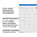 2024 Quill Brand® 22 x 17 Monthly Desk Pad, Blue (5216324QCC)