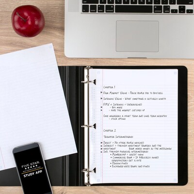 Five Star Reinforced Graph Paper, 8.5" x 11", 3-Hole Punched, 80 Sheets/Pack (170122/170036)
