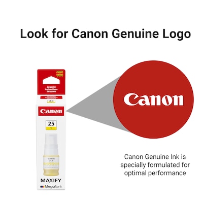 Canon GI-25 Yellow High Yield Ink Cartridge Refill (6279C001)